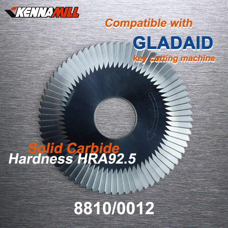 

Milling Cutter Locksmith Tool Solid Carbide Compatible with Gladaid GL-368 GL-888 Key Cutting Machine