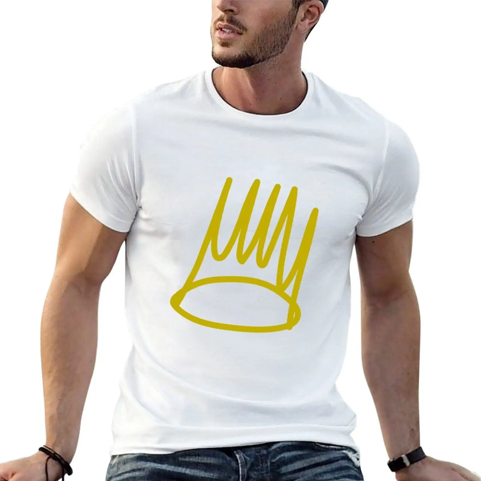 j cole born sinner crown T-Shirt Holiday Party T-Shirt for Men