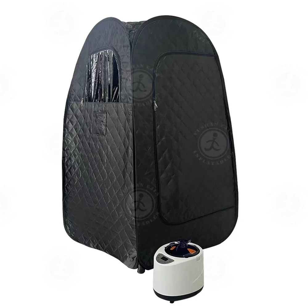 Popular Portable Home Full Body Home Sauna Tent Portable Wet Sauna And Steam Stand Up Sauna For Sale For Recovery