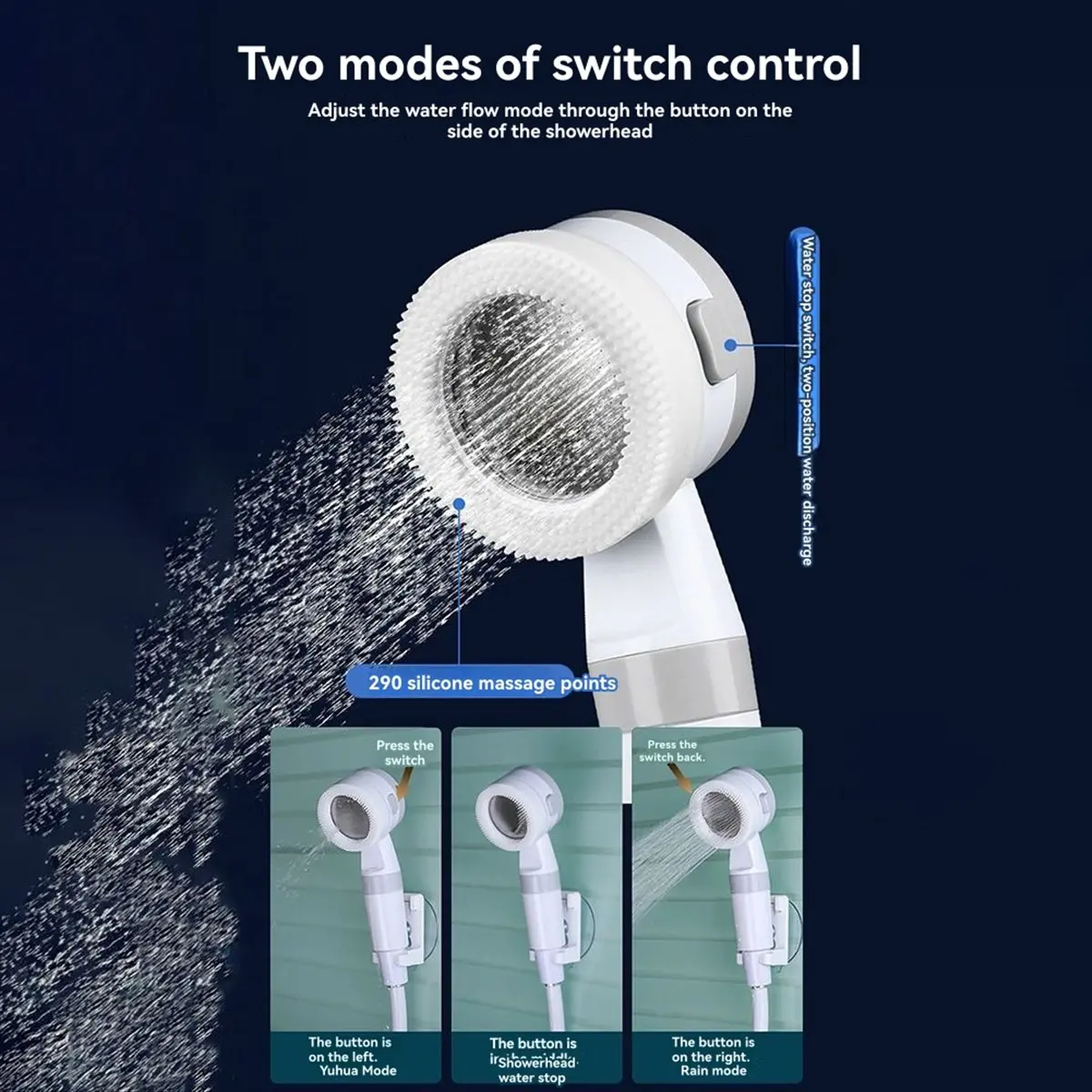 

Беззаботный душевой насос для кемпинга на открытом воздухе с цифровым дисплеем, 5000 мАч, перезаряжаемый электрический душевой насос