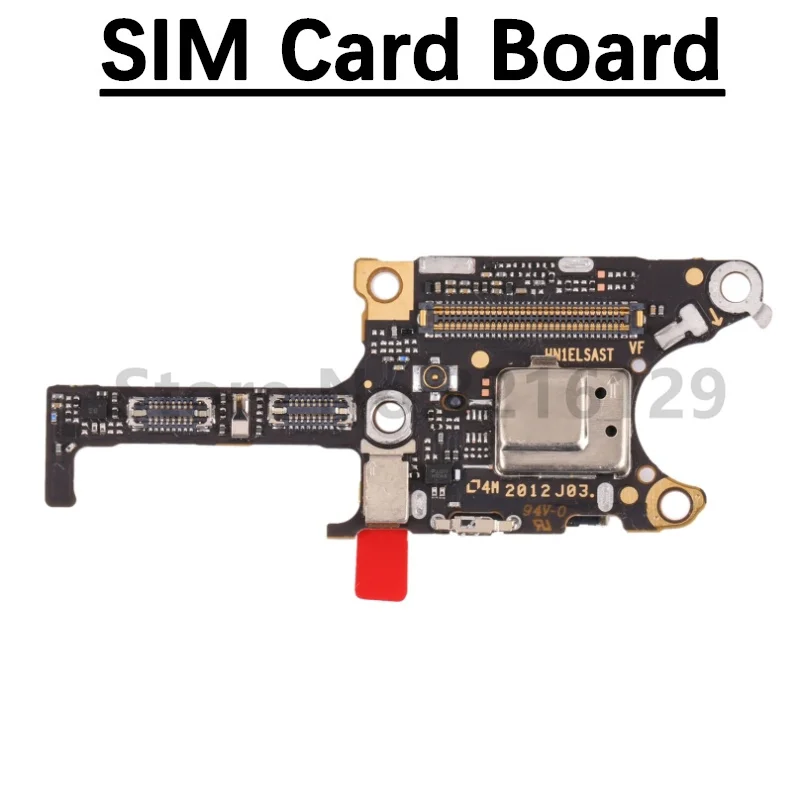 For Huawei P40 Pro Loudspeaker Earpiece Speaker Ringer Buzzer SIM Card Board Fingerprint Sensor On/Off Charging Port Flex Cable