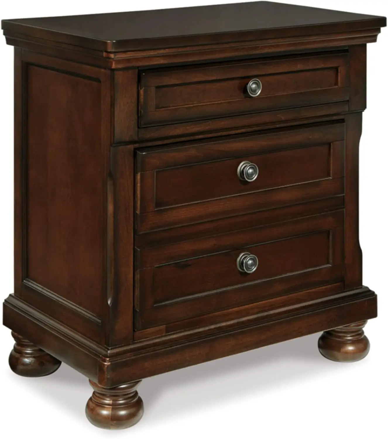 Porter Classic 2 Drawer Nightstand with Dovetail and Ball-bearing Construction, 29.88