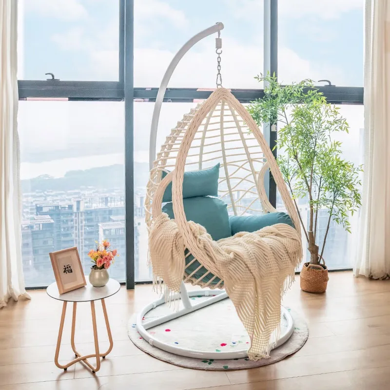 

Balcony Hanging Chair Indoor Hanging Basket Rattan Chair Internet celebrity Cradle Chair
