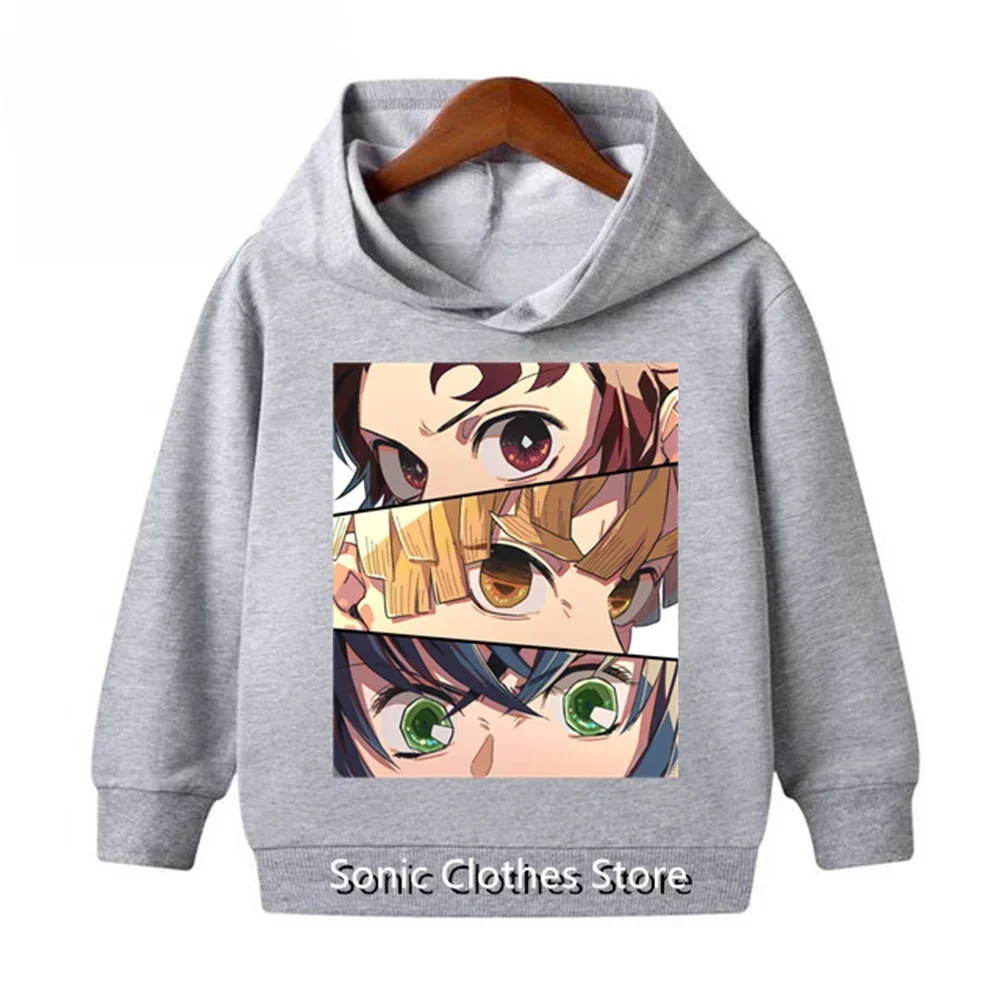 Anime Demon Slayer Kimetsu no Yaiba 3D Printed Hoodies Fashion KidsHoodie Harajuku Sweatshirts Boys Girls Tracksuits Clothes