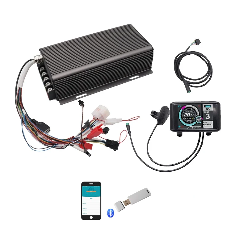 

Синусоидальный программируемый контроллер Sabvoton SVMC72150 SVMC72200 с соответствующим цветным спидометром UKC1