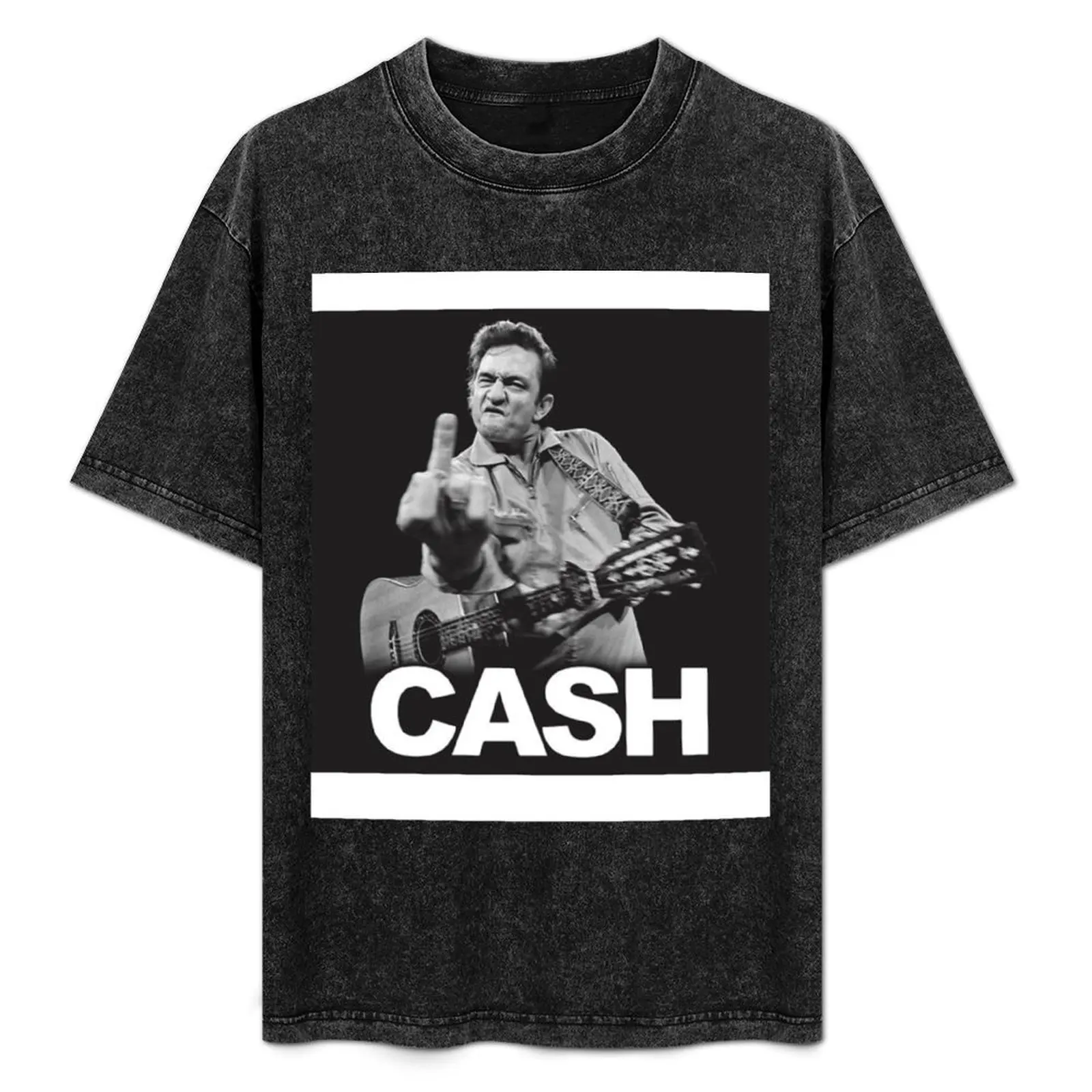 

Johny Cash T-ShirtJohnny Cash Middle Finger T-Shirt cheap stuff T-shirts oversize sublime mens t shirt