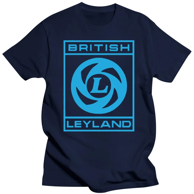 British Leyland Mens Retro Car Manufacturer T-Shirt Lorry Logo Rover Mini Austin Fashion Classic Tee Shirt