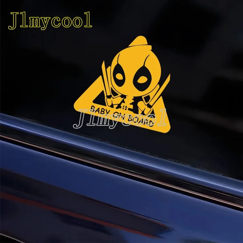 

CUTE Version Cartoon 'Baby on Board' High-Quality Sticker Cute and Funny Style Inform Others That Your Baby Is in The Car
