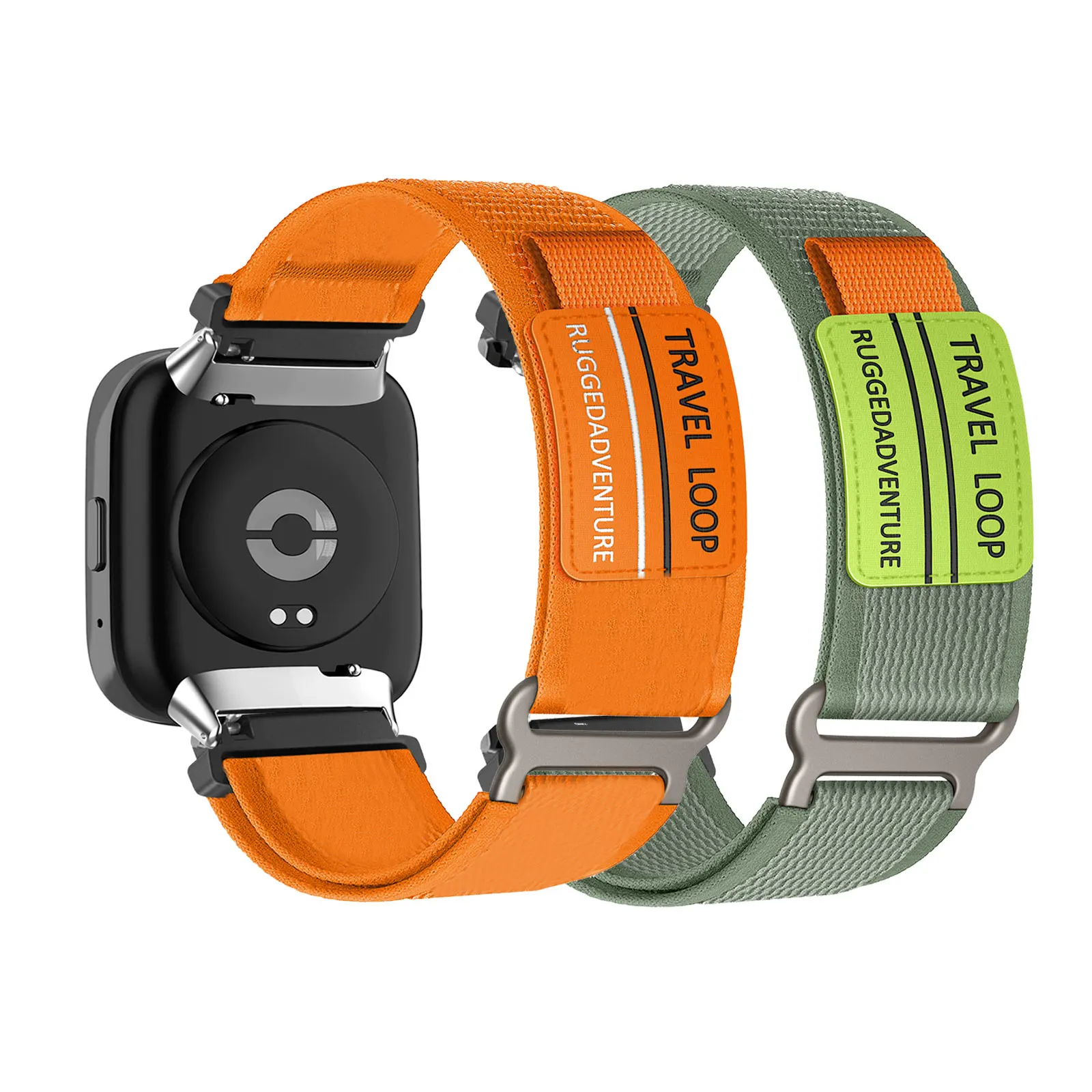 

2 шт. нейлоновые ремешки на липучке для Xiaomi Redmi Watch 3 Lite/Active Strap