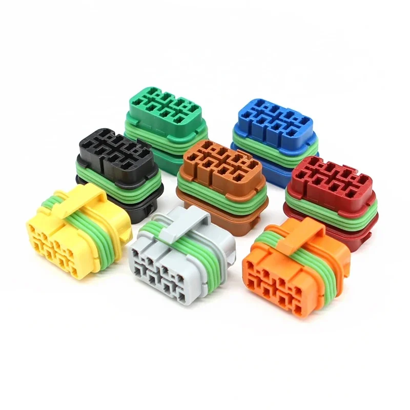 8 Pin way 2.8 mm auto waterproof connector plastic housing plug electric wiring harness cable Plug （Multiple slots forms）