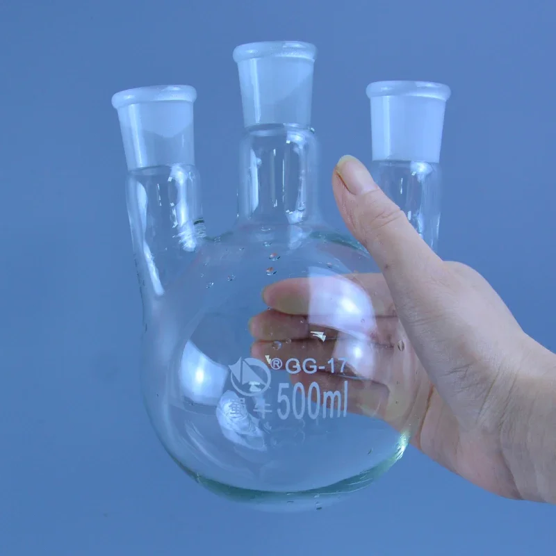 50/100/250/500/1000ml/2000ml 24/29 three-necked round-bottom flask,Flask round bottom with three necks Laboratory glass bottle