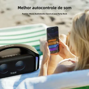 Tribit tragbare Bluetooth High Speaker 90W Stormbox Wireless Explosion IPX7 IPX7 zum Dwater Proof Water Party Camping Camp 30H Spielzeit 10 Hauptverkaufs -Sound -Kolumnenparty - №4