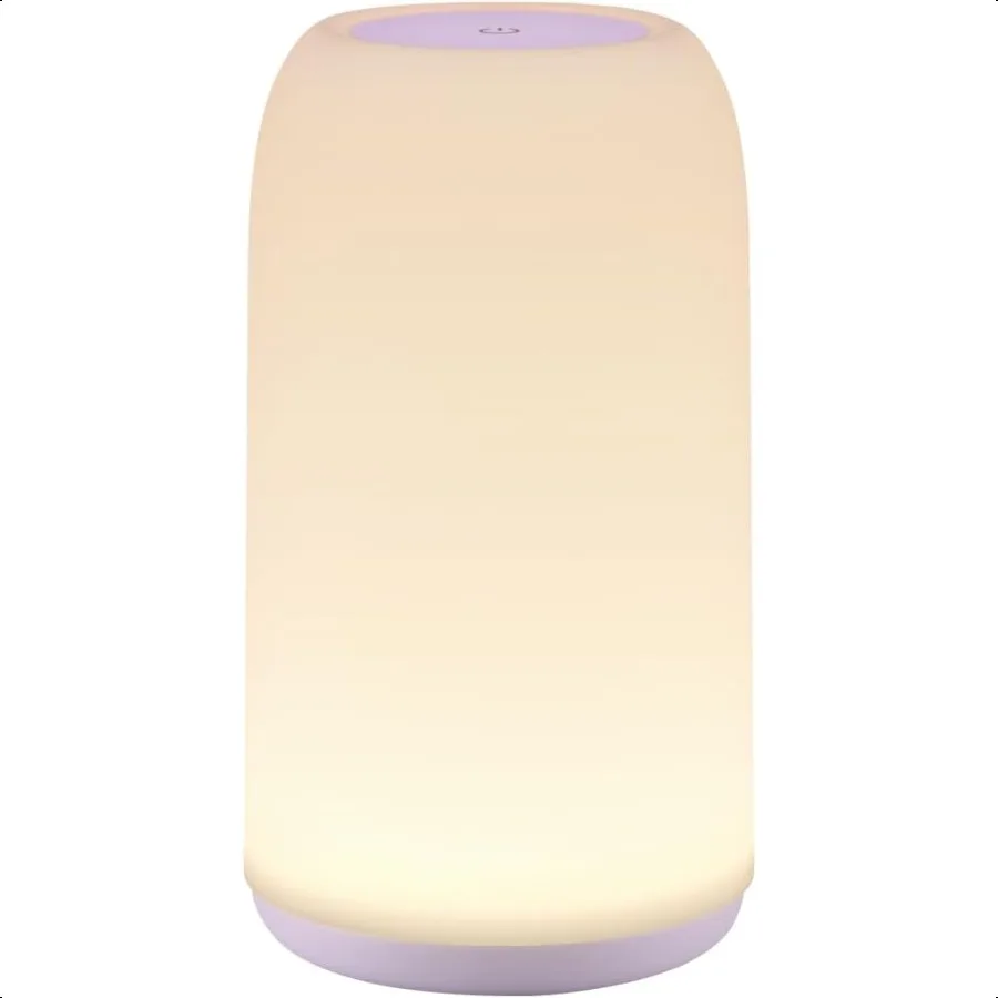Draadloze tafellampen voor buiten Oplaadbare aanraaklamp [Slank ontwerp RGB-modus] 4-niveau heldere buitenlampen voor terras LED-lamp Multi