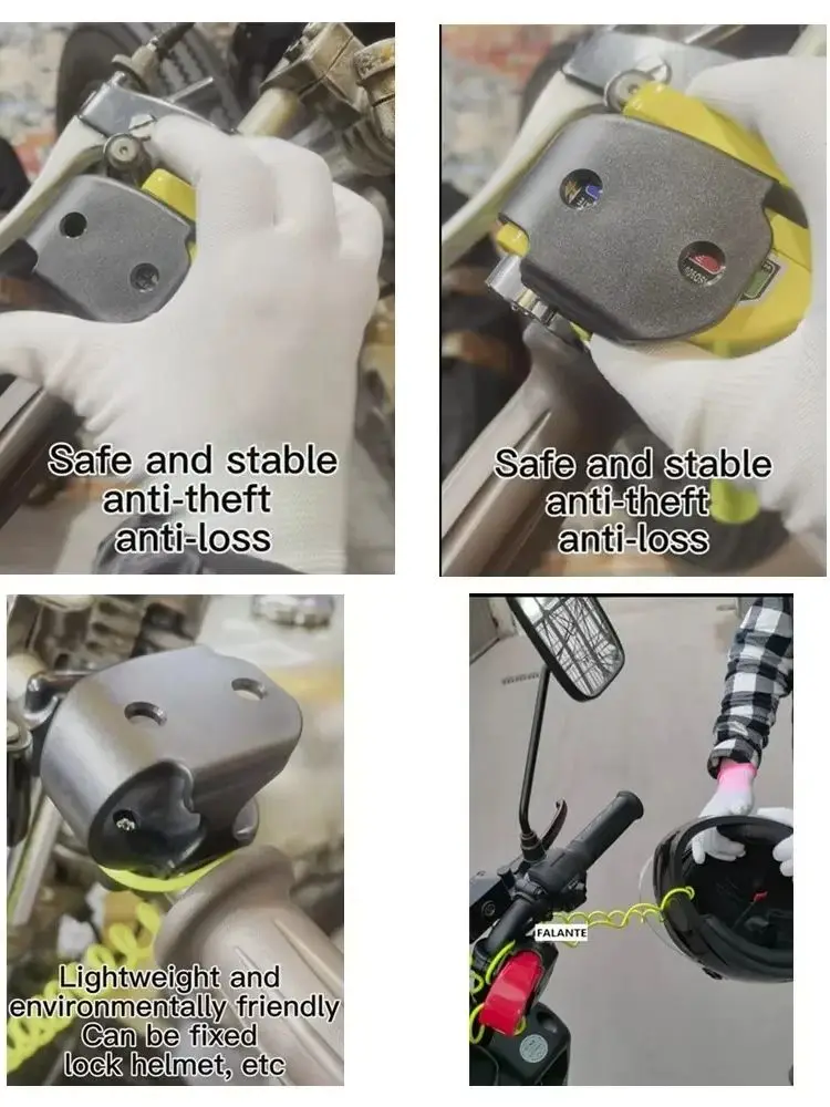 AliExpress Motorcycle Scooter Disc Brake Lock Bicycle Anti-theft Wheel Disc Brake Lock waterproof Security Alarm Protection