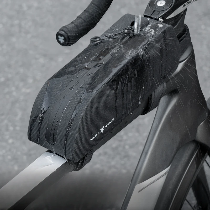 

Bicycle bag, waterproof front beam bag, upper tube, mobile phone mountain road bike.