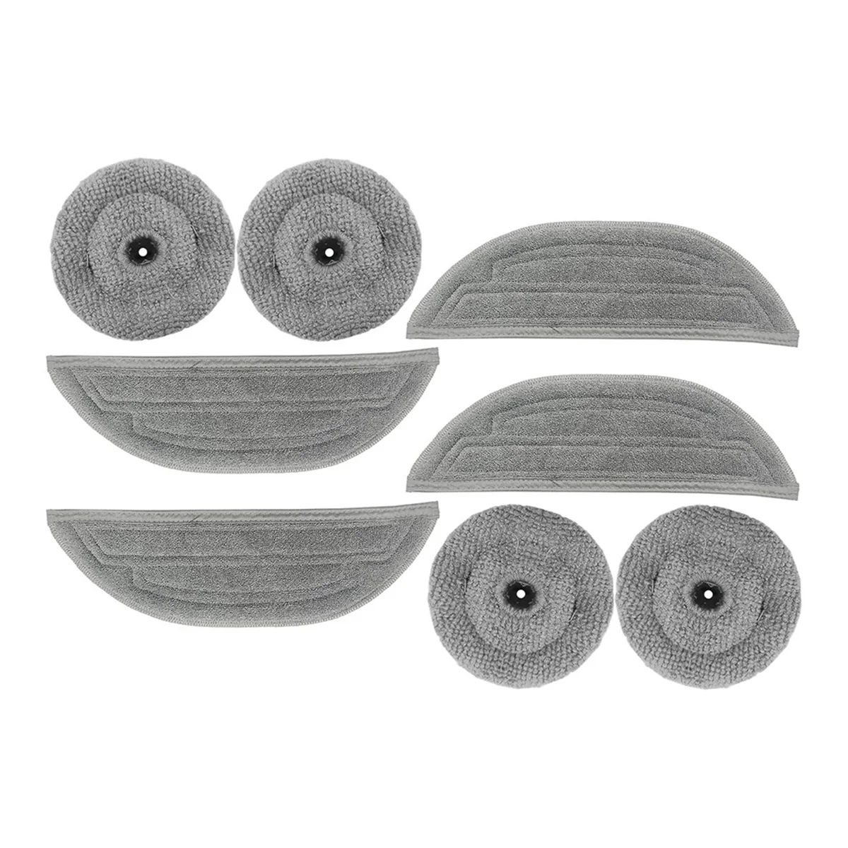 Microfibre Wipes Set for Roborock S8 MaxV Ultra Vibra Rise 3.0 Mopping System - Quick & Reusable & Washable_A66K