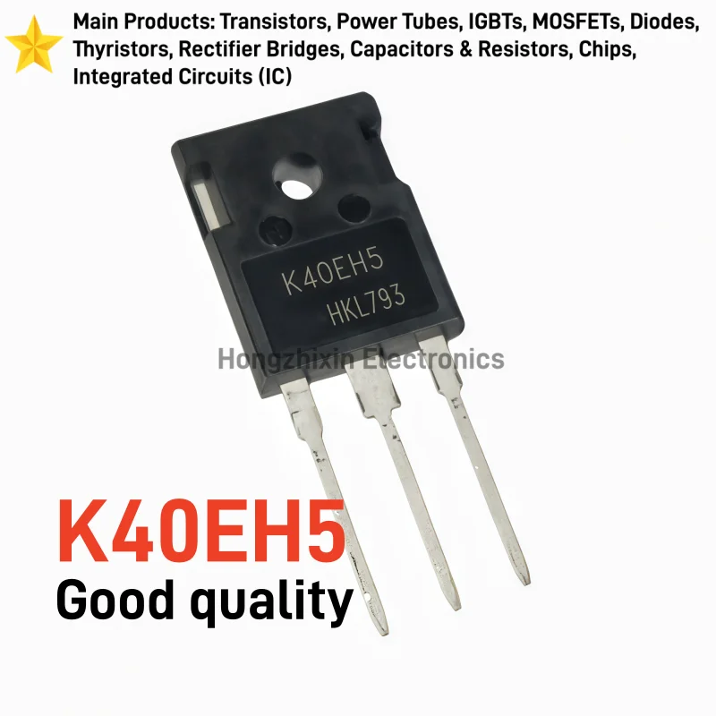 5/10PCS Good quality K40EH5 TO-247 IGBT Transistor 650V 40A IKW40N65H5 Power Triode For Welder Inverter In Stock