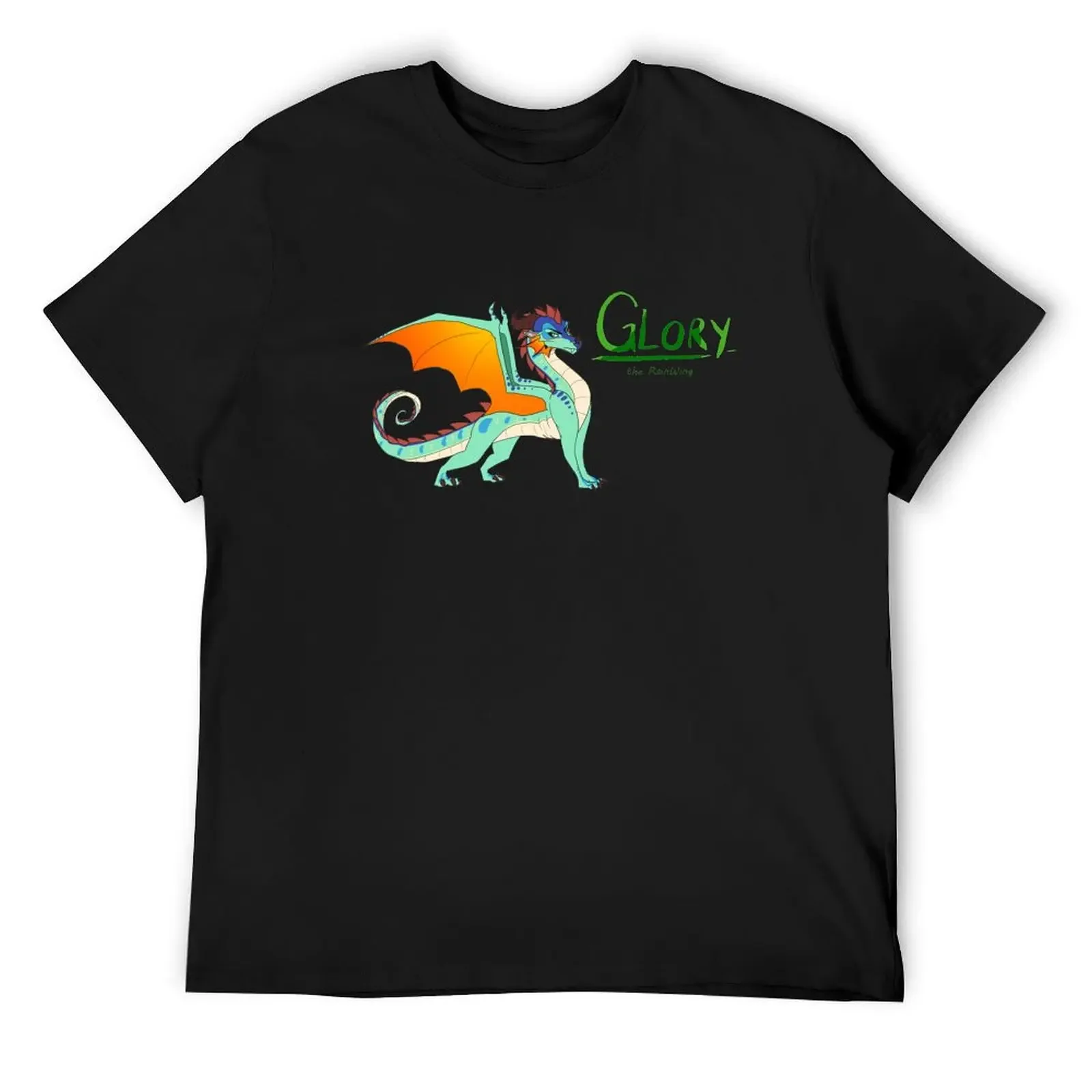 Glory the RainWing - Wings of Fire T-Shirt summer top sublime men graphic t shirts