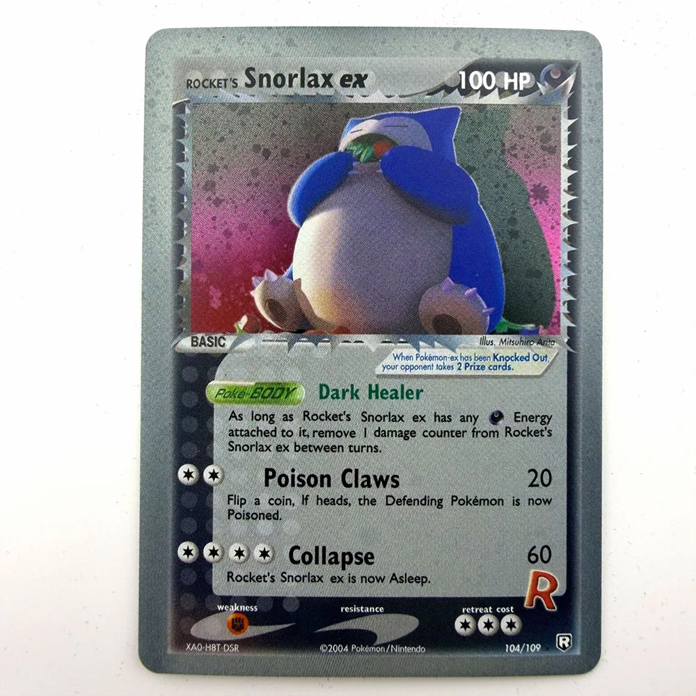 DIY TCG PKM Card Team Rocket Returns TRR Rocket's Mewtwo Entei Zapdos Articuno EX Holo Anime Peripheral Game Collection Cards