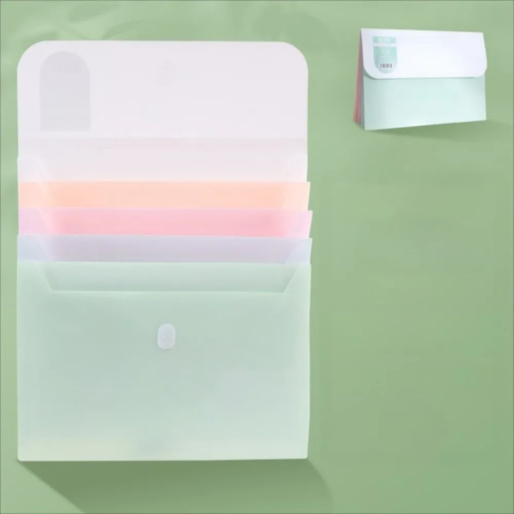 5 Layers A4 File Folder Storage Bag Large Capacity Thickened Portable Documents Bag Protective Waterproof Plastic File Organizer