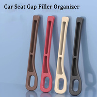 2PCS Car Seat Gap Plug Strip Waterproof Car Seat Gap Filler Organizer with 2Grooves Seat Gap Storage Auto Interior Accessories