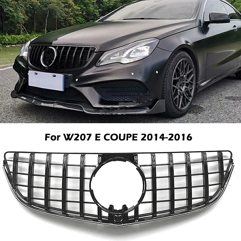 

Car Front Racing Bumper Grille Upper Facelift Grill GT For Mercedes Benz W207 E-Coupe 2014 2015 2016