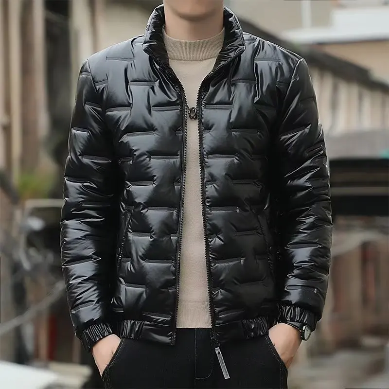 

Хлопковая куртка мужская зимняя короткая пуховая хлопковая куртка модный бренд крутая и теплая куртка с капюшоном ветрозащитная и теплая мужская хлопковая куртка