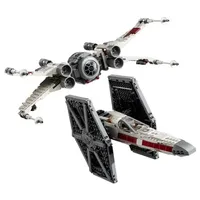 1063PCS Spaceship TIE Fighter & X-wing Mash-up Building Blocks 4 Figures Space War Construction Bricks Toy Gift For Adult Kids