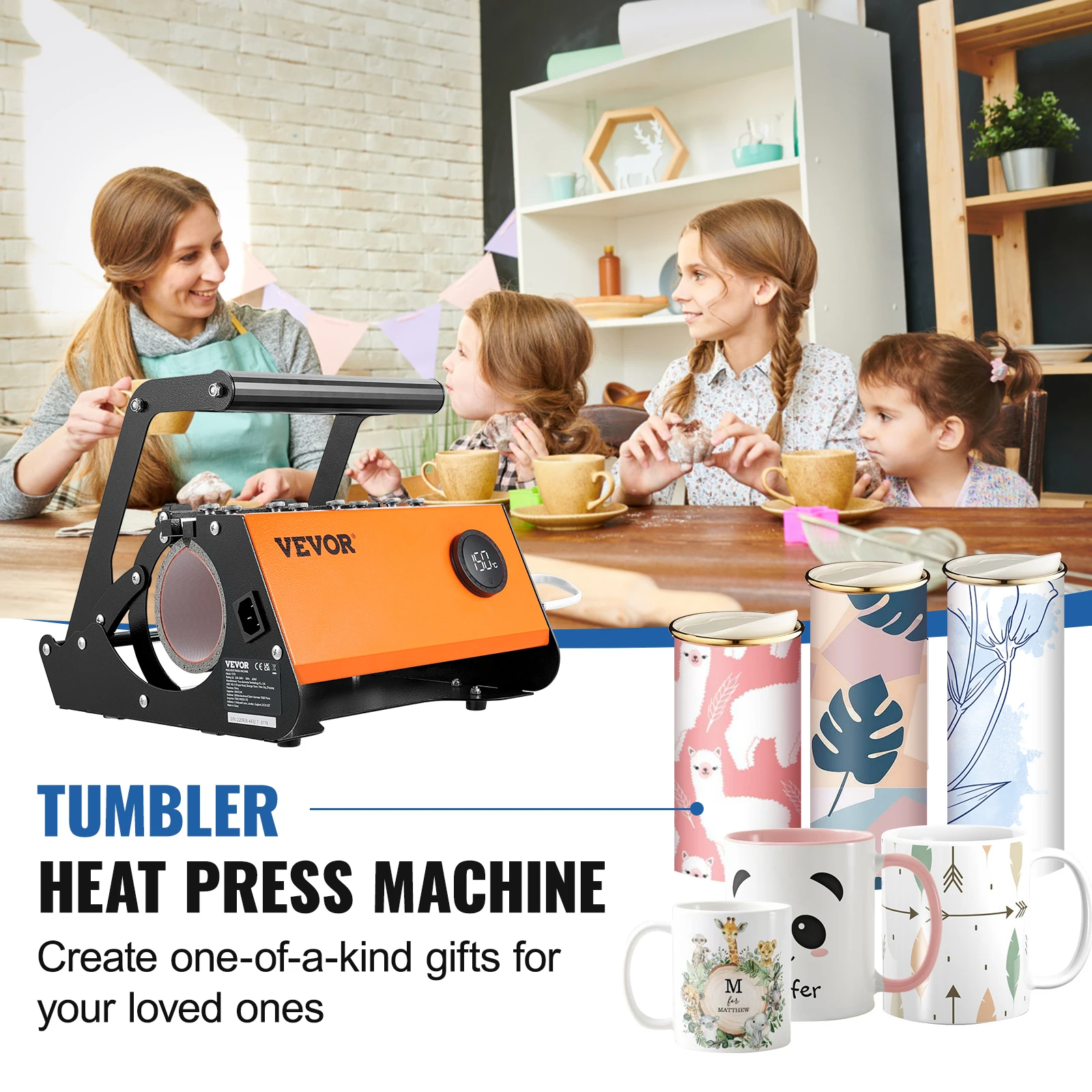 

Tumbler Heat Press, 30oz Mug Heat Press Machine Sublimation Transfer 11 15oz 16-25oz 30oz Straight Skinny Tumblers, Cup Heat