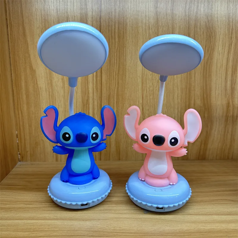 Disney Lilo & Stitch 3D Tisch Student Lernen Schreibtisch Nachtlicht Schlafsaal Schlafzimmer Nachttischlampe Kinder Weihnachtsgeschenk