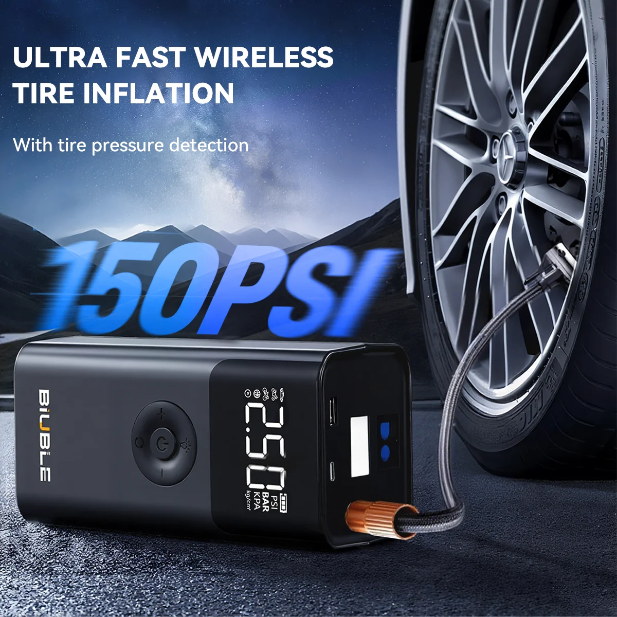 مشغل قفز السيارة المحمول، 12 فولت بطارية السيارة، 26800 مللي أمبير/21800 مللي أمبير لجميع محرك الديزل 10 لتر معزز #5