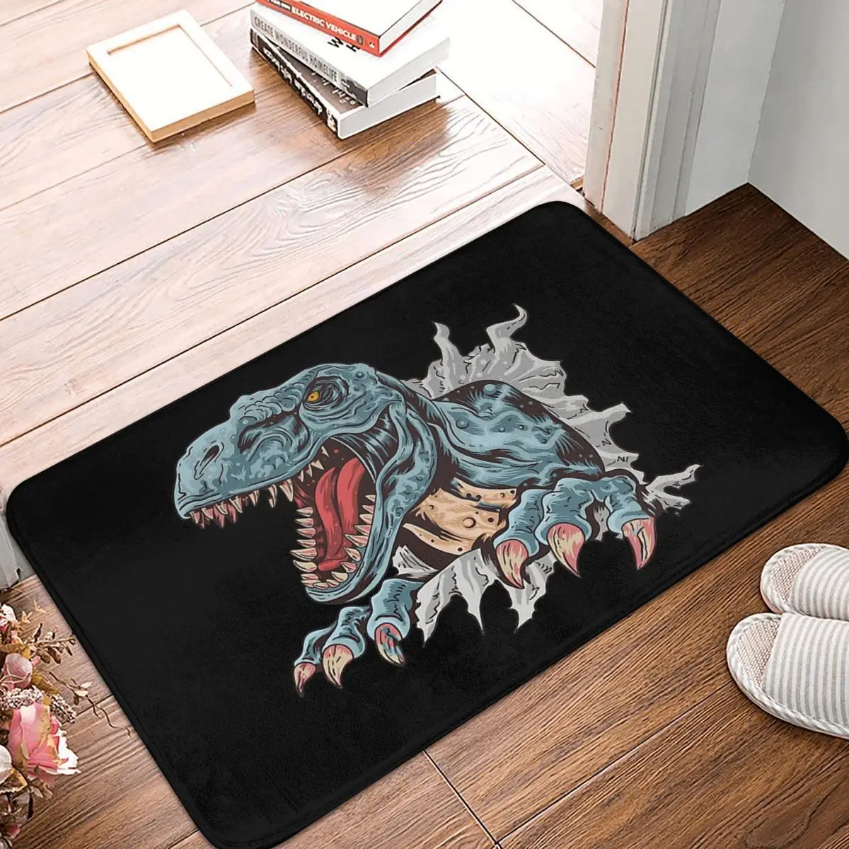 Jurassic Park Dinosaur Bedroom Mat Ferocious Tyrannosaurus Doormat Living Room Carpet Entrance Door Rug Home Decoration