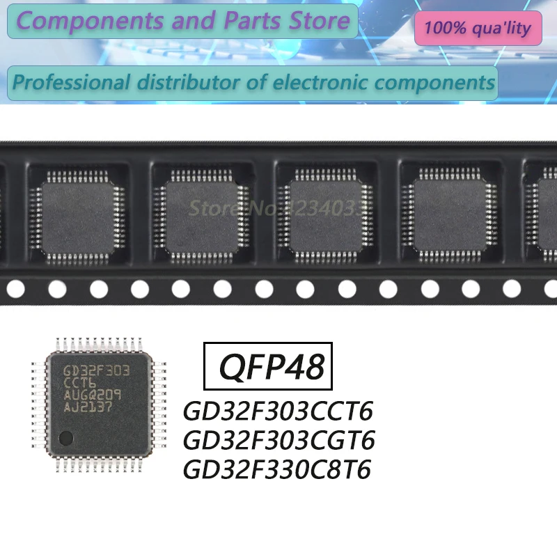 1PCS GD32F303CCT6 GD32F303CGT6 GD32F330C8T6  TQFP48  New Original Stock