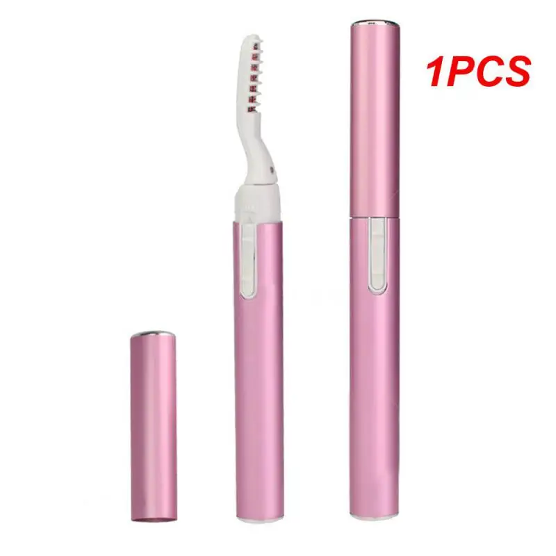 1 pçs portátil elétrico aquecido cílios modelador caneta clipe de longa duração forma olho maquiagem curling kit ferramenta beleza cosmética rímel