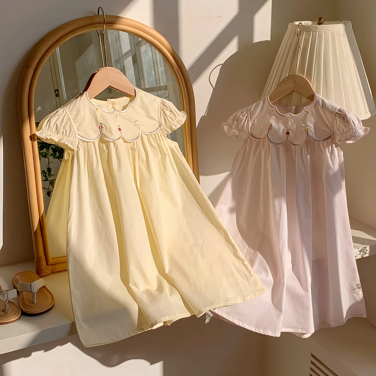 

Летнее желтое клетчатое платье с вышивкой курицы для маленьких девочек, турецкое винтажное бальное платье принцессы для дня рождения, праздника, Пасха, Ид