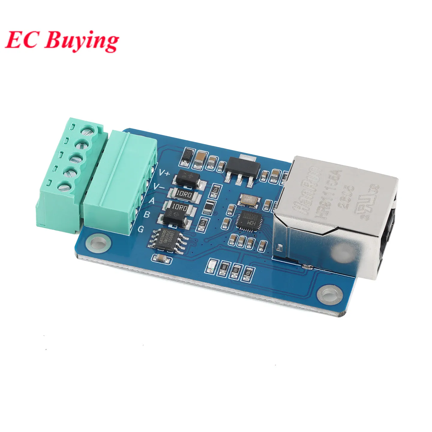RS232 232 Serial to Ethernet UART to Ethernet Serial Data Transparent Transmission CH9120 RS232-NET Network Module TCP UDP Serve