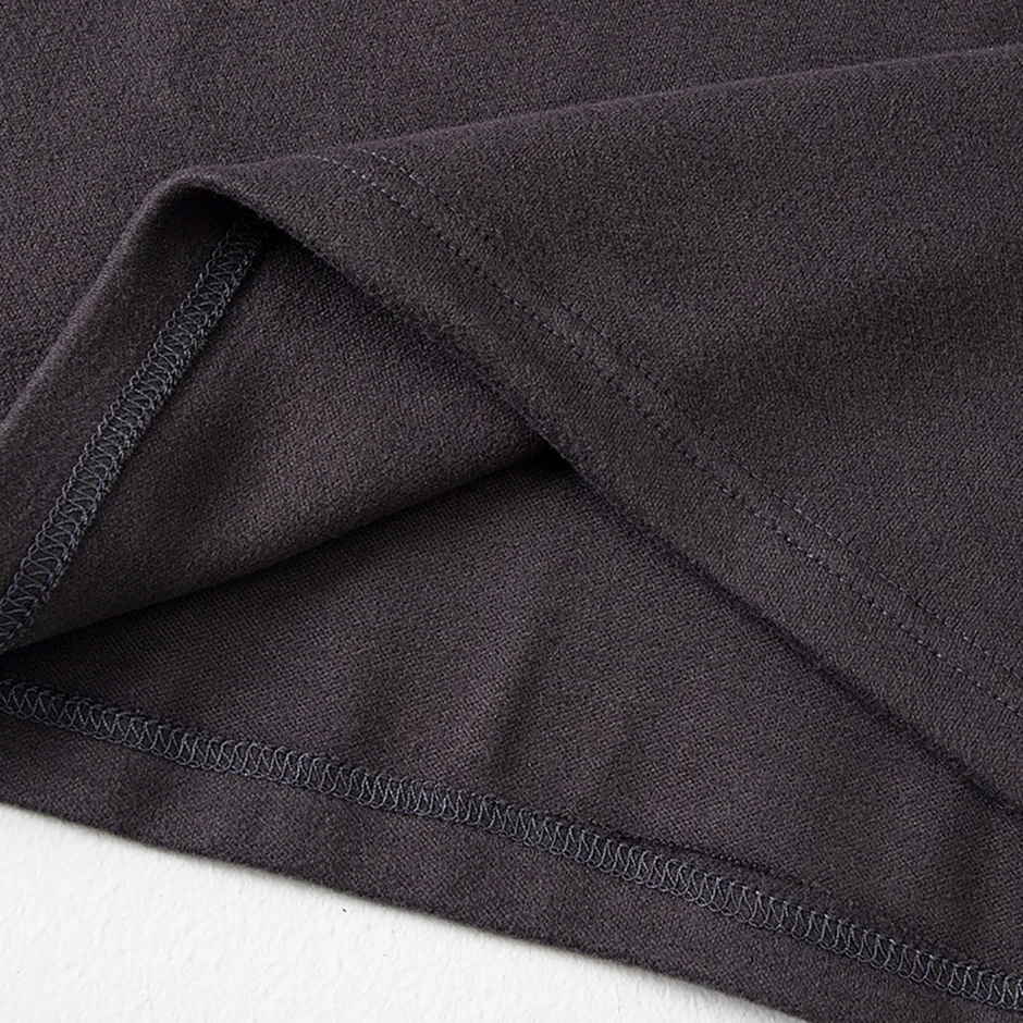 4/1 Stück Herbst und Winter Herren halbhoher Hals warm winddicht Basis Top einfarbig vielseitig Jugend Casual Sport dicke Basis T – Detail 25