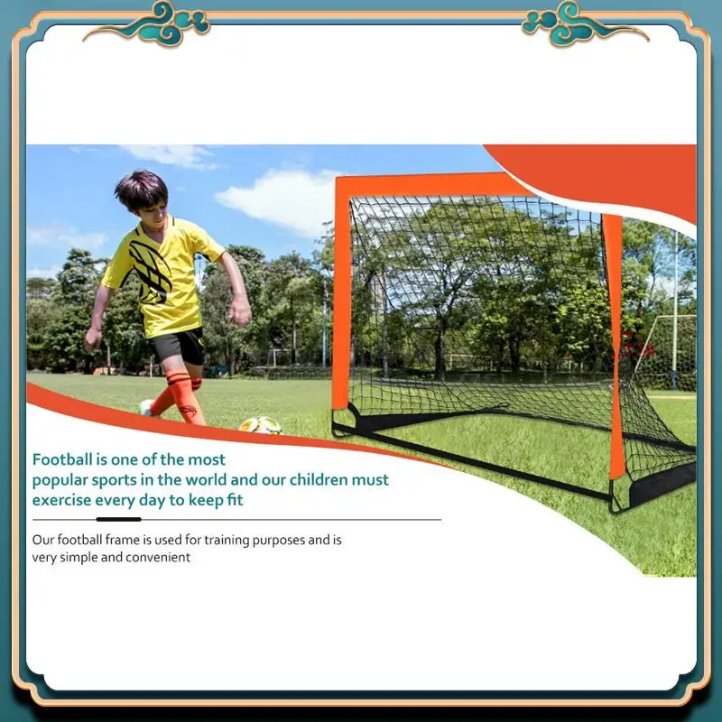 

Latest Children's Football Goal Portable Foldable Mobile Training Football Goal