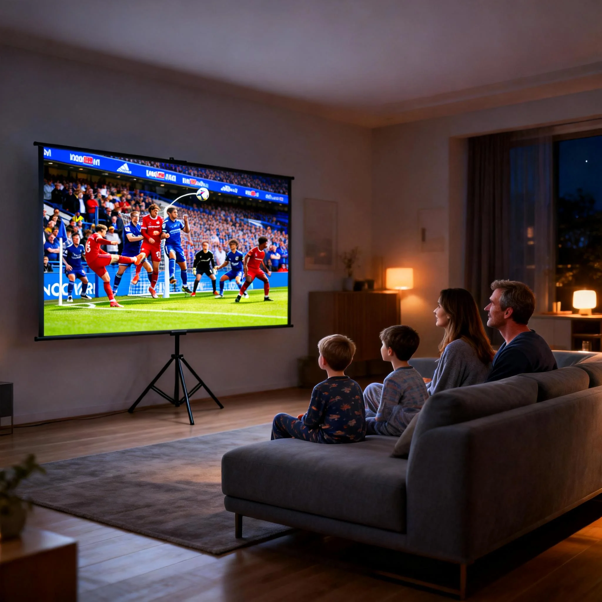 XIAOHUI 4K プロジェクタースクリーン スタンド付き - Home Cinema Blanc のレビューと価格
