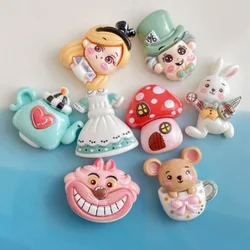 10PCS Cartoon Cute Princess Resin Accessories DIY Hair Accessories Headrope Phone Case Accessories Miniature