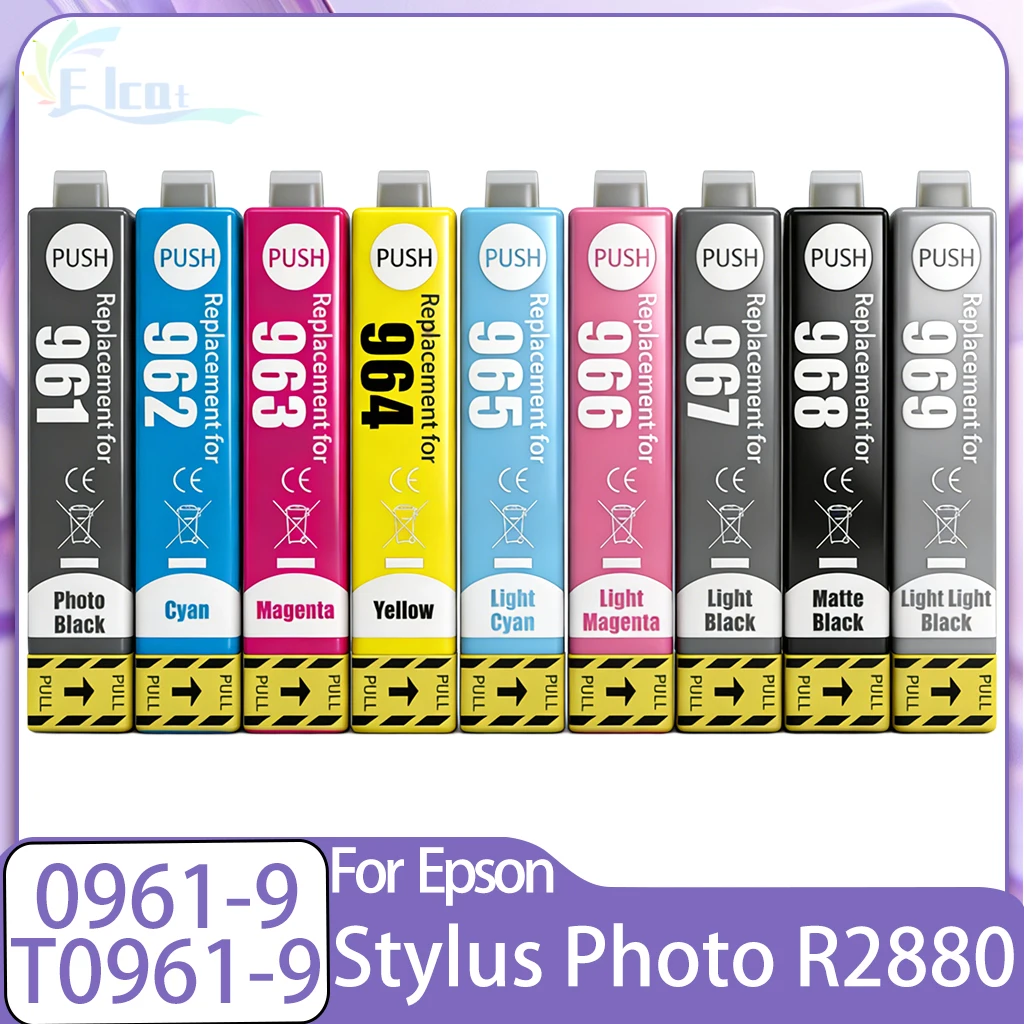 

Совместим с Epson T0961 T0962 T0963 T0964 T0965 T0966 T0967 T0968 T0969 чернильный картридж для принтера Epson Stylus Photo R2880