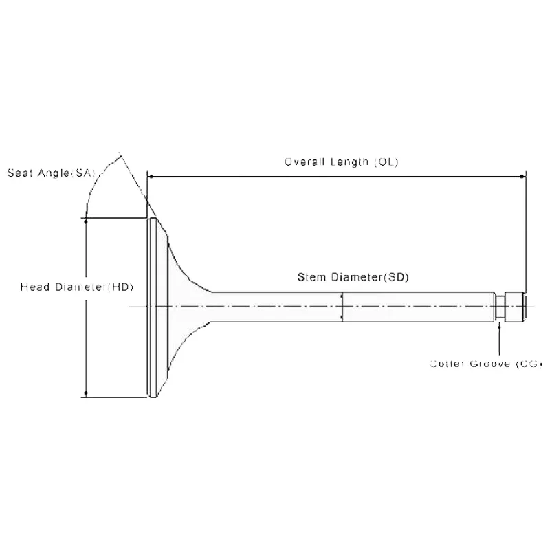 مجموعة صمامات محرك الدراجة النارية والسحب لهوندا CFMOTO سكوتر CF250 CH250 KAB250 CN250 250cc أجزاء محرك المياه الباردة #4