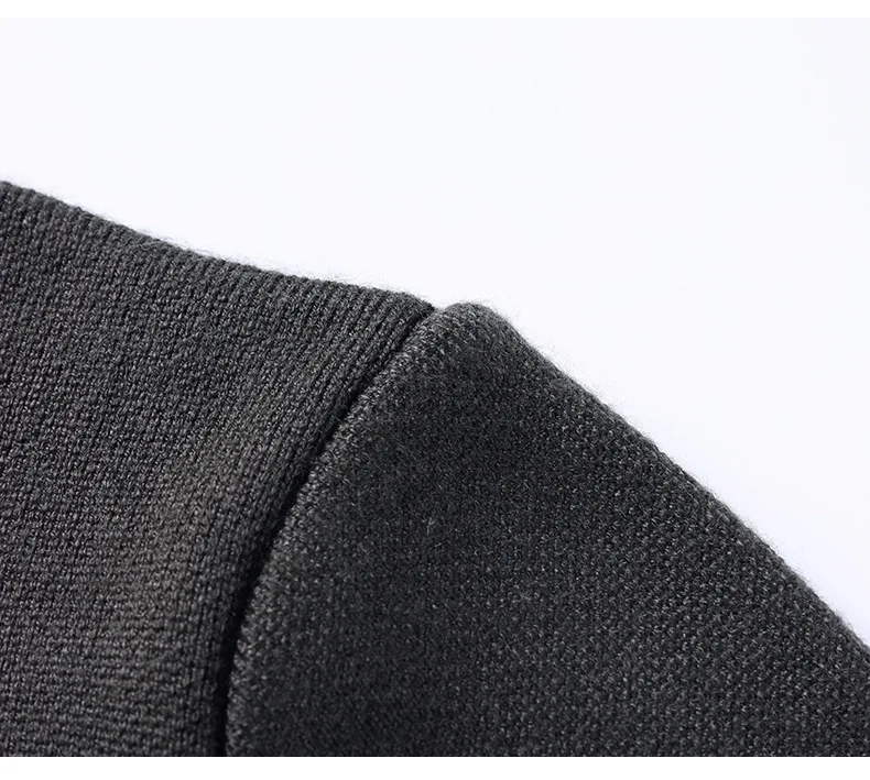 Autumn cardigan men's knit sweater Korean version casual outerwear jumper big size men's spring and autumn thin jacket plus size - Image 4