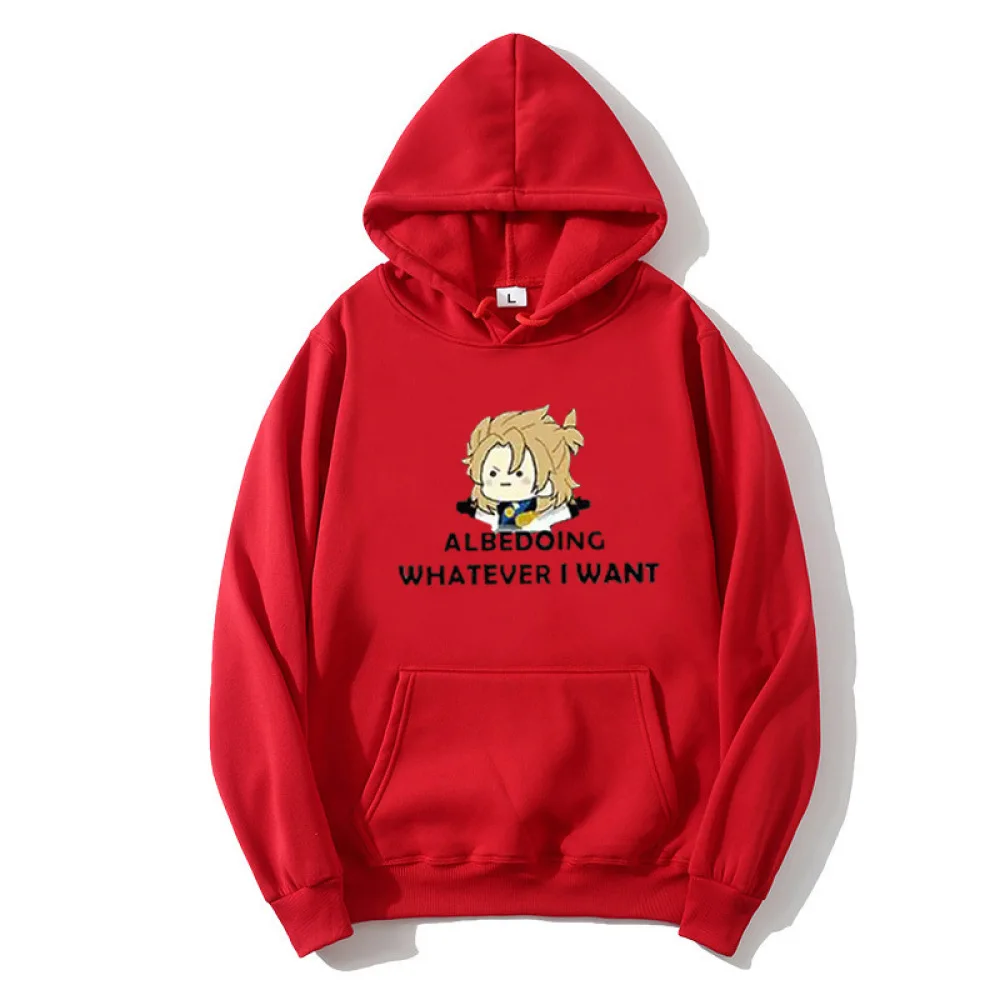Winter Women Hoodie Sweats Loose Fit Cartoon Pattern Pullover Fleece Lined Casual Long Sleeve Comfortable Streetwear