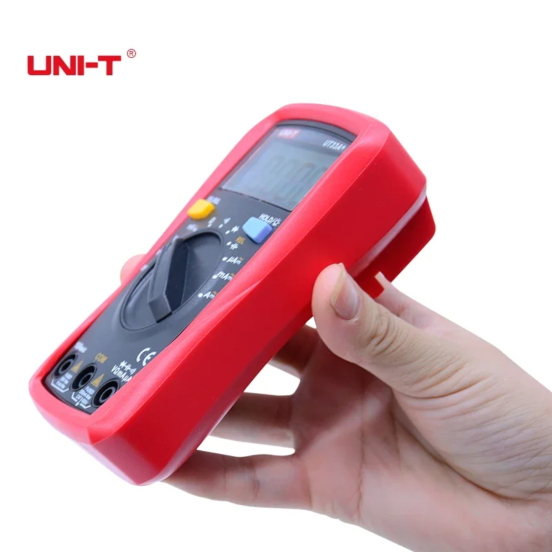 UNI-T UT33A +/B +/C +/D + مقياس رقمي متعدد المدى التلقائي 600 فولت LCD أقصى عرض 1999 التيار المتناوب تيار مستمر الجهد الحالي السعة تستر