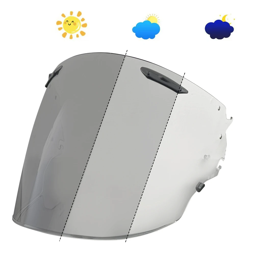 Visière photochromique pour casque, pour VAS Z RAM-X VZ-RAM SZ-R VAS SZR EVO, lentille phototropie transparente Anti-UV, lentille autochromique pour Arai