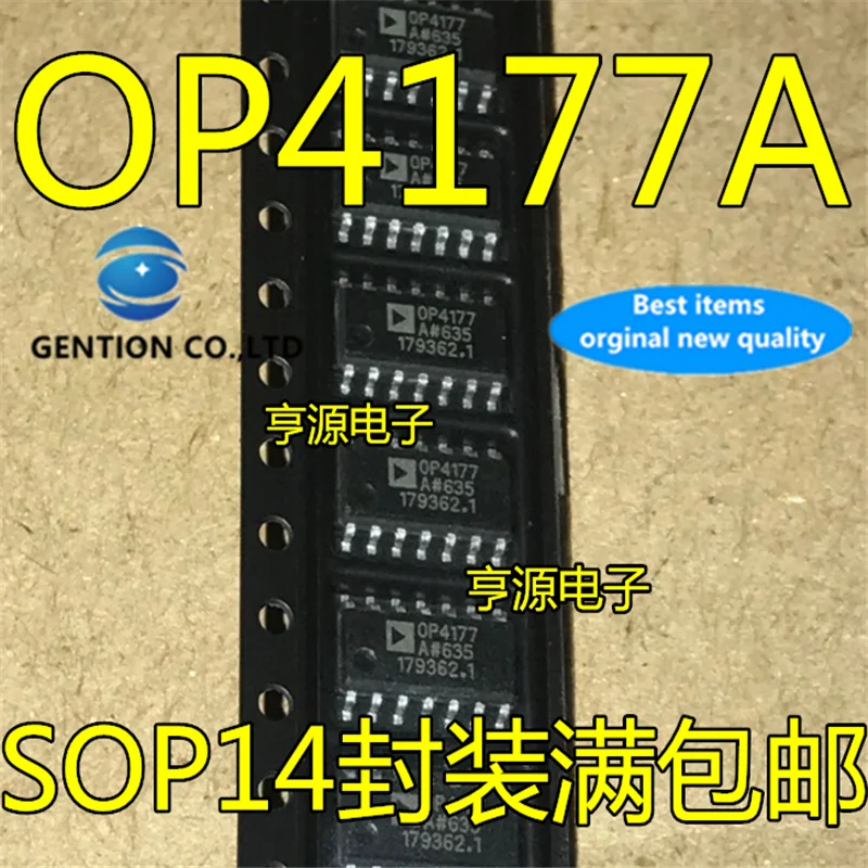 10Pcs   OP4177 OP4177A OP4177AR OP4177ARZ SOP-14 Original patch of four Operational Amplifiers in stock  100% new and original