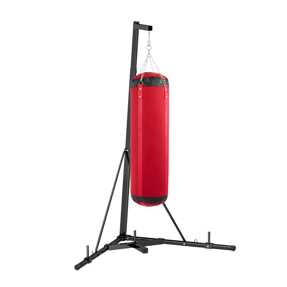 ODM OEM Factory Height Adjustable Heavy Duty Boxing Punching Bag Stand Steel Sandbag Rack for Home Fitness