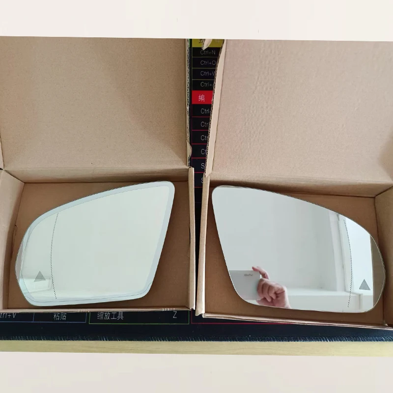 

Auto Dimming Heated Blind Spot Warning Rear Mirror Glass New For Mercedes-Benz C E S GLC Class W205 W222 W213 X253 2013-2021