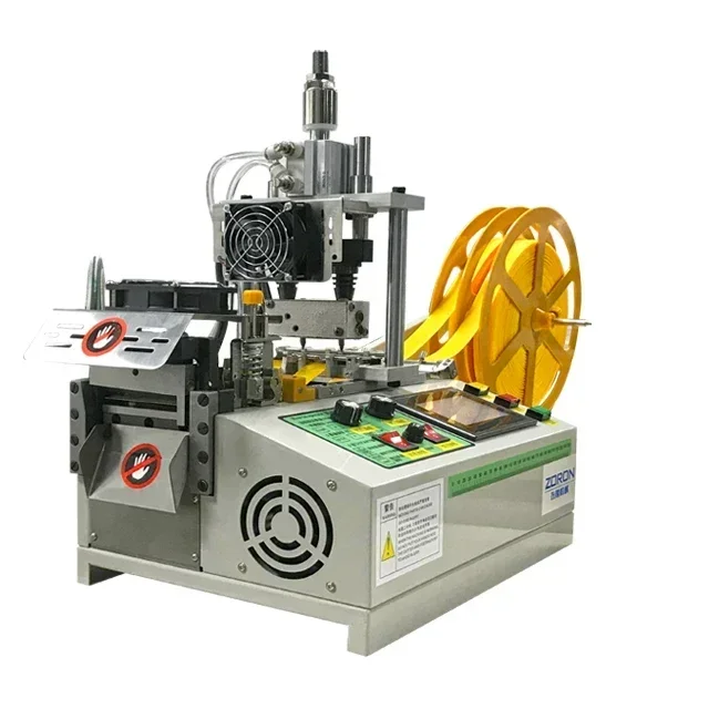 آلة قطع الشريط النسيج حزام النايلون سستة الشريط الساتان آلة القطع الساخنة والباردة #4